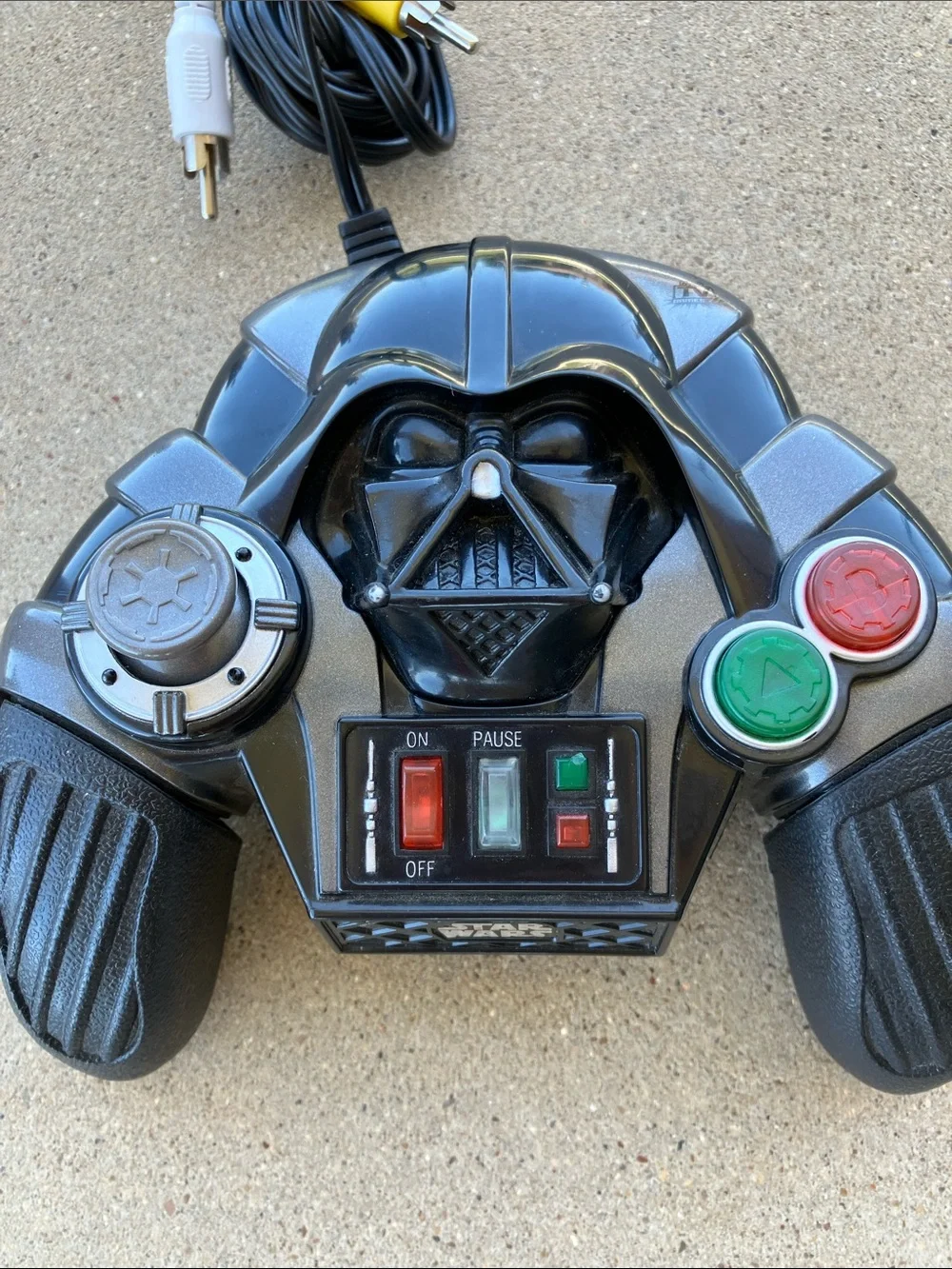 Star Wars Black Darth Vader Wired Game Controller with Colored Buttons